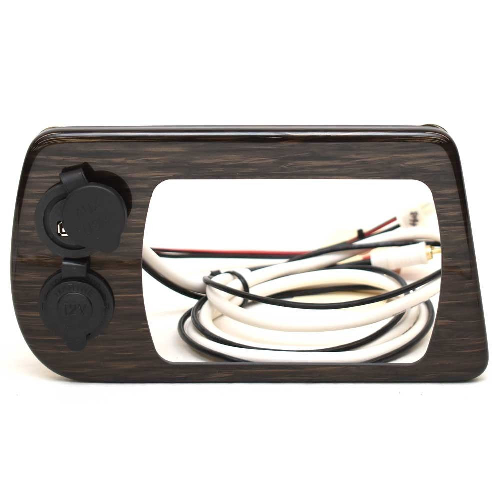 Lowe Boat Blank Radio Panel 2280209 9 1/8 x 5 Inch Woodgrain by Lowe