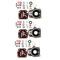 3pcs Marine Carburetor Kit (With Float) Johnson/evinru<wbr/>de 398729