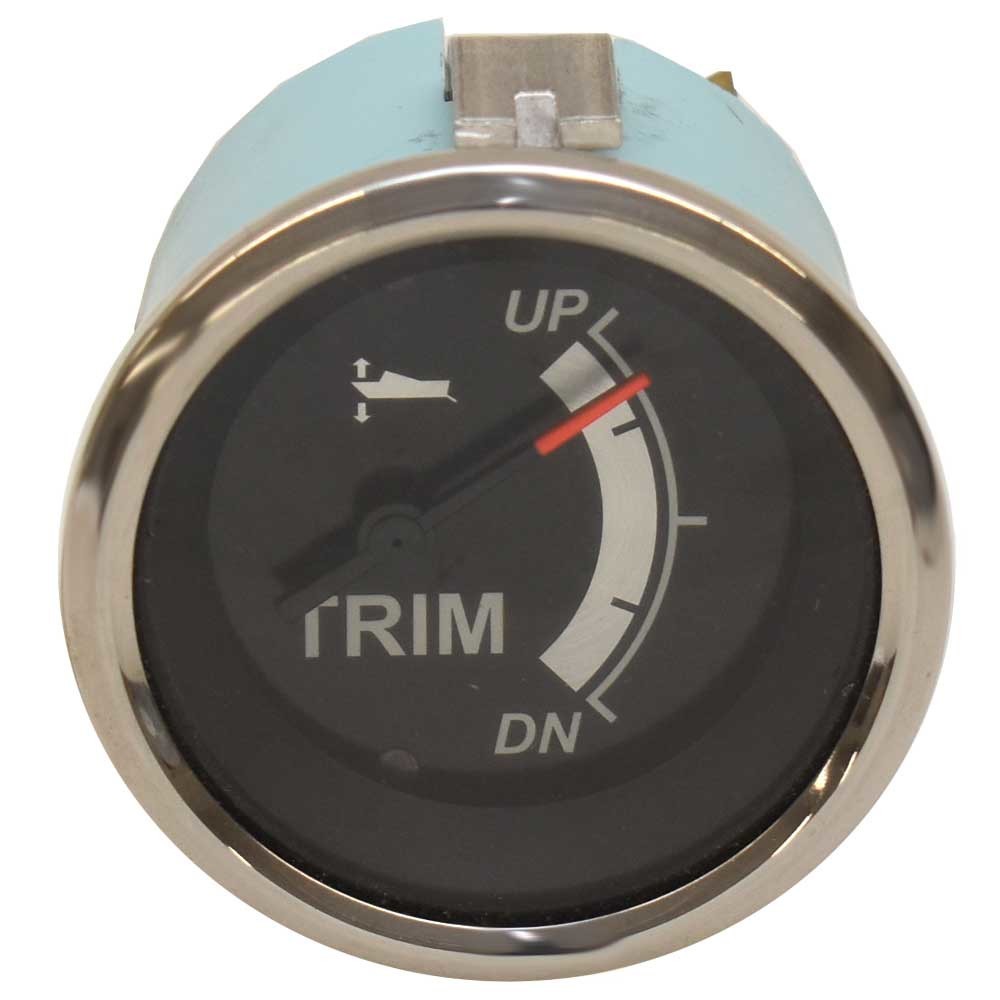 Teleflex Boat Trim Gauge Sterling Silver 2 Inch by Teleflex