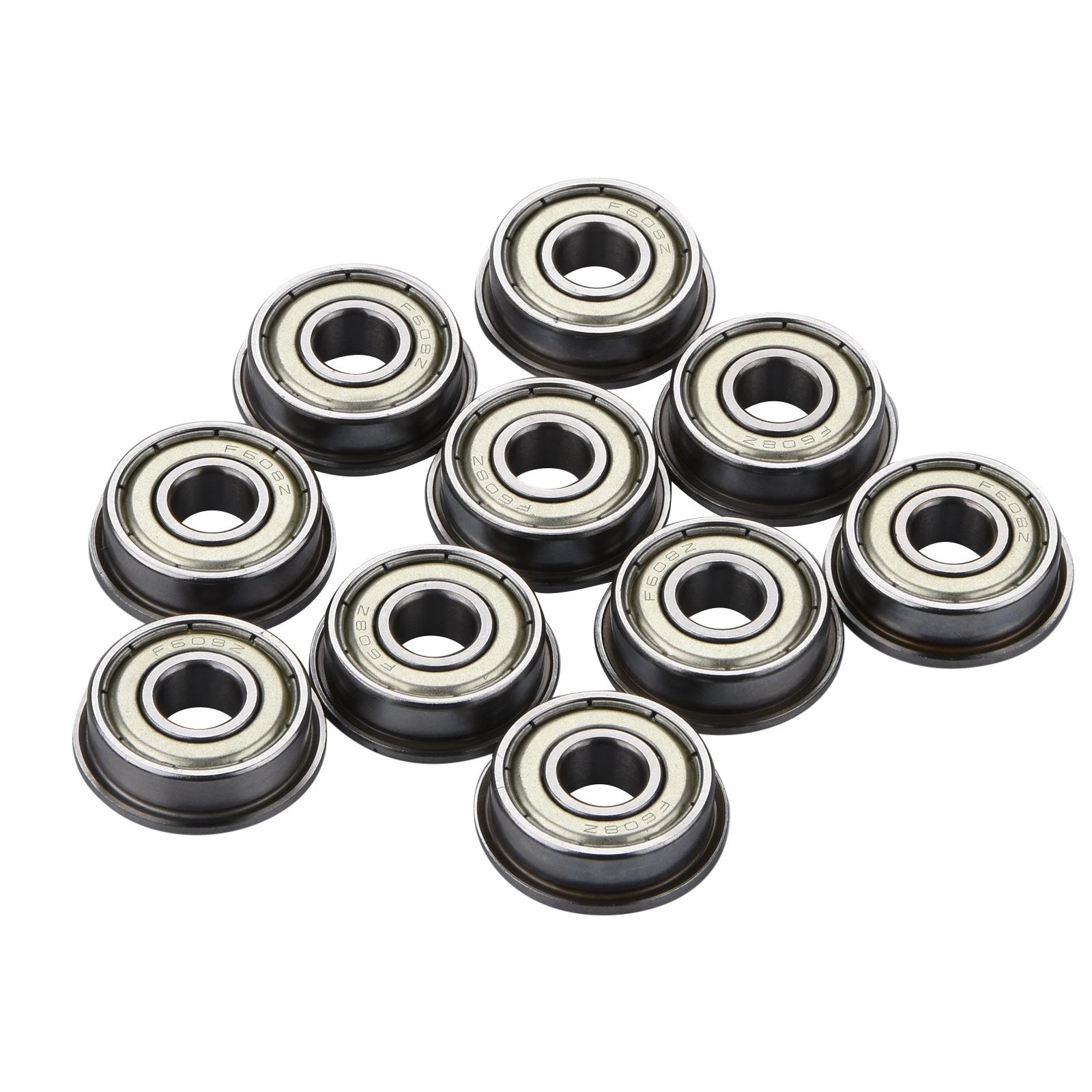 Metric Flanged Bearing F608zz Replacement 8*22*7 Mm Flange Ball