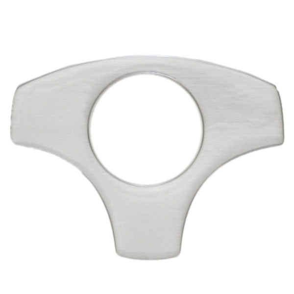 Steering Wheel Decal Tracker Reflective Silver by Tracker