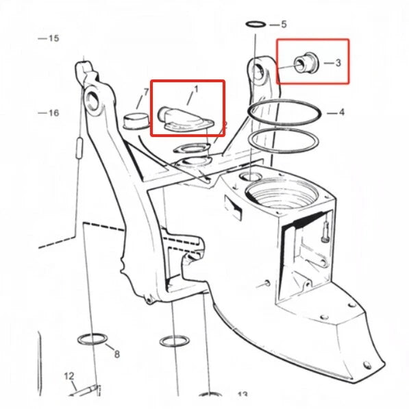 Intake Connector & Bushing – Volvo Penta 872752