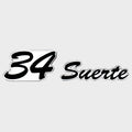 Hydrasports Boat Raised Decal 34 Suerte Silver Black by Hydrasports
