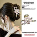 Korean Style Crystal Flower Hair Clip for Women