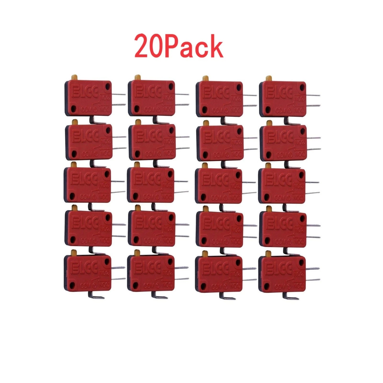 Red New 3 Pin Microswitch Push Button For Arcade Mame Jamma Games G