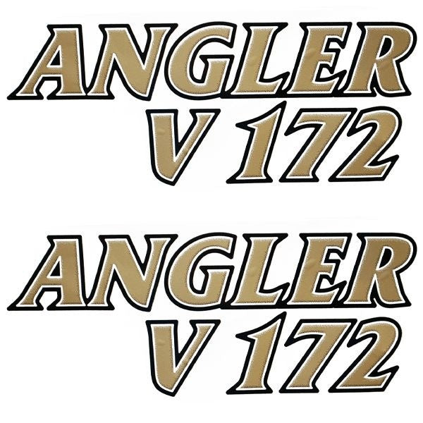G3 Boat Decal Stickers Angler V 172 Gold by G3
