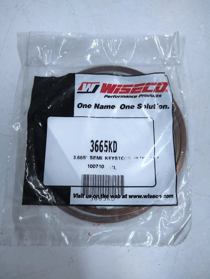 Wiseco 3665kd, Semi Keystone Ring Set 3.665''