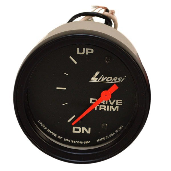 Livorsi Trim Gauge 2 5/8 Inch Black for Baja OMC by Livorsi