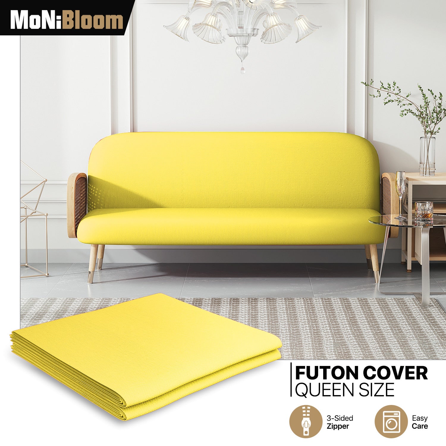 Sunshine Queen Size Slipcover for Futon