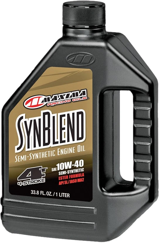 Maxima Synthetic Blend Motor Oil 10W-40 1l For 4-stroke Engines, Api