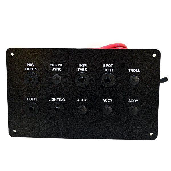 Boat Push To Reset Breaker Button Panel
