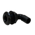 Lund Boat Thru Hull 1867732 90 Degree Black Plastic by Lund