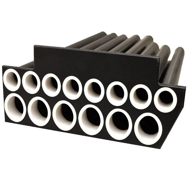 Legend Boat Rod Holder Organizer | Alpha 211 Black 14 Tube (Stbd)