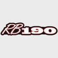Ranger Brand Decal RB190 Red Silver by Ranger