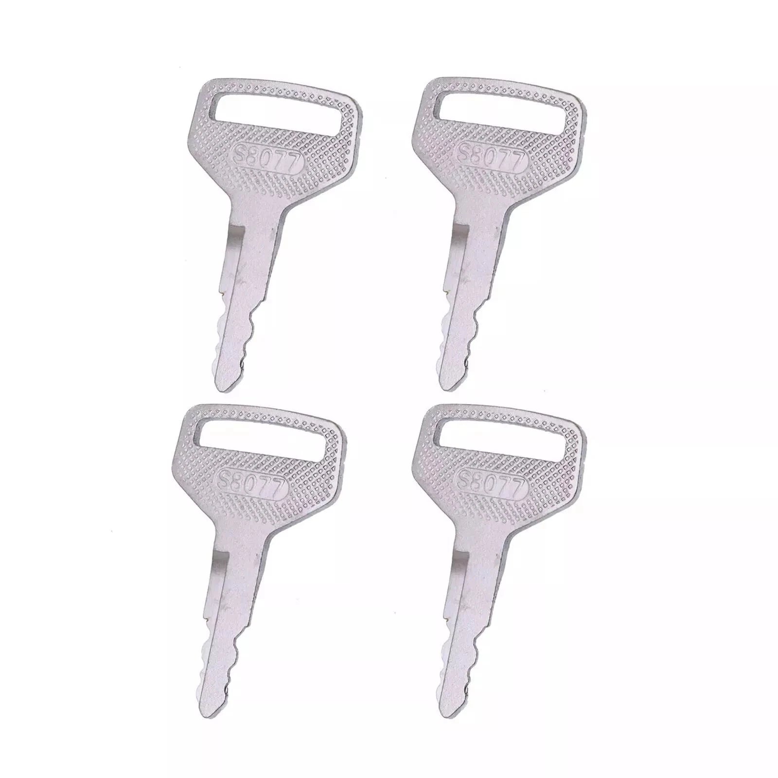 4pcs Ignition Key S8077 36919-75190 For Kubota L4200f M5040 M7040