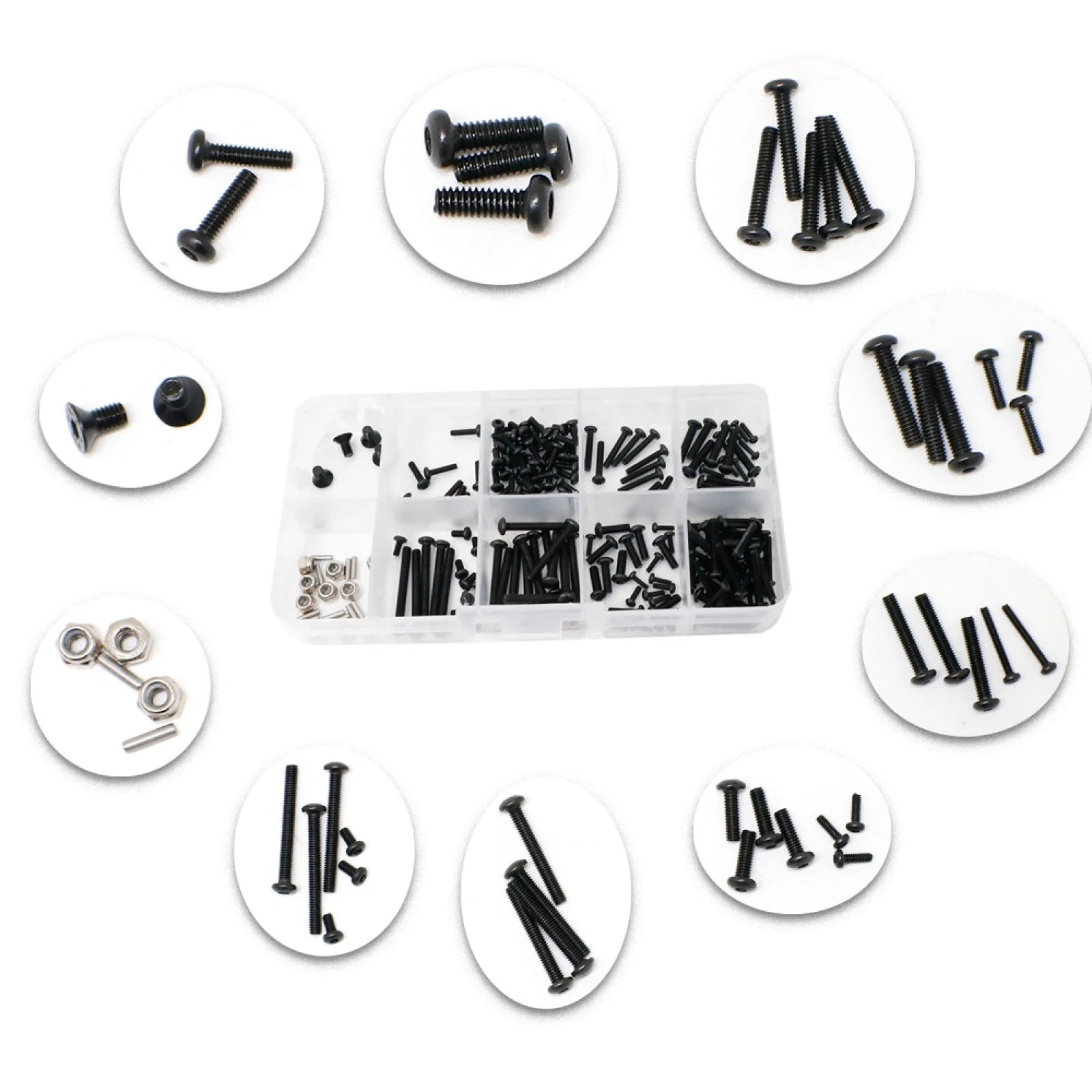 1 Box Hard Screw Set For Traxxas Trx-4m 97074 97054 1/18 Mini Rc