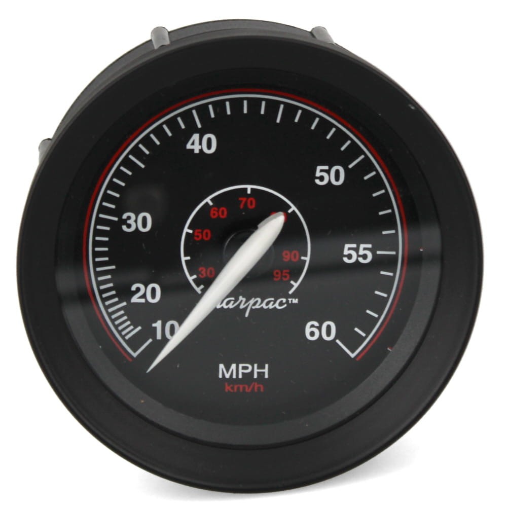 Marpac Boat Speedometer Gauge – Faria 3 1/4 Inch Black by Marpac