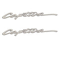 Rinker Boat Decals Captiva Gray Stickers Pair by Rinker