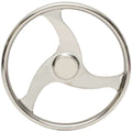 Boat Steering Wheel with Cap 15 1/2 Inch Stainless Steel
