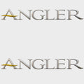 Raised Decals Ranger Angler Silver Stickers Pair by Ranger