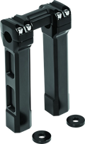 Kuryakyn 8 Inch Billet Handlebar Risers Black For Harley Touring