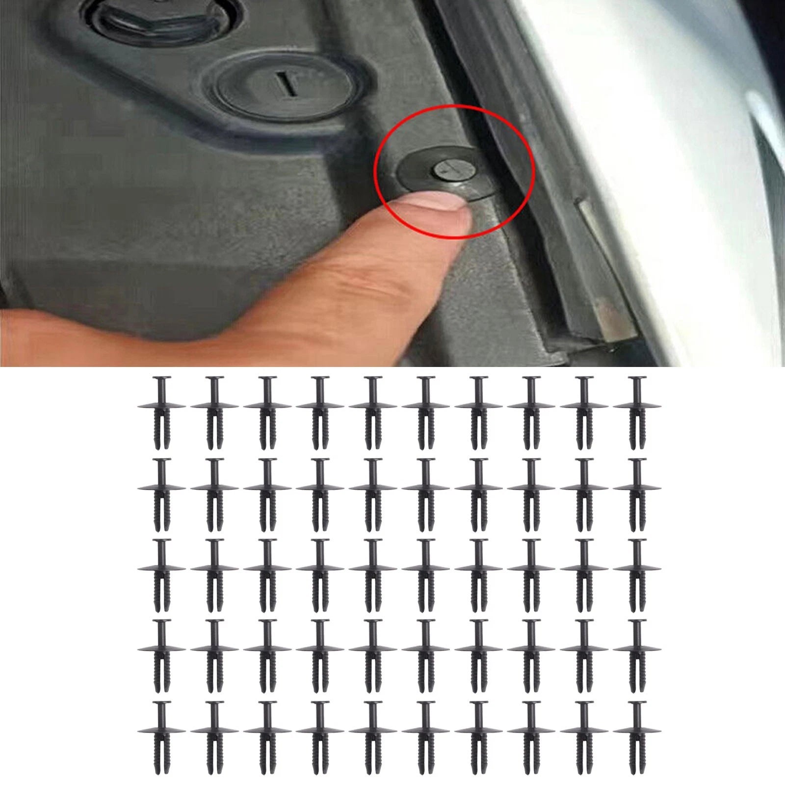 Convenient Interior Trim Rivets For 3 5 7 Series Push Pin Length 14mm