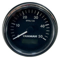 Yanmar 164100-50100, Marine Black Hour Tachometer Gauge 5000rpm -