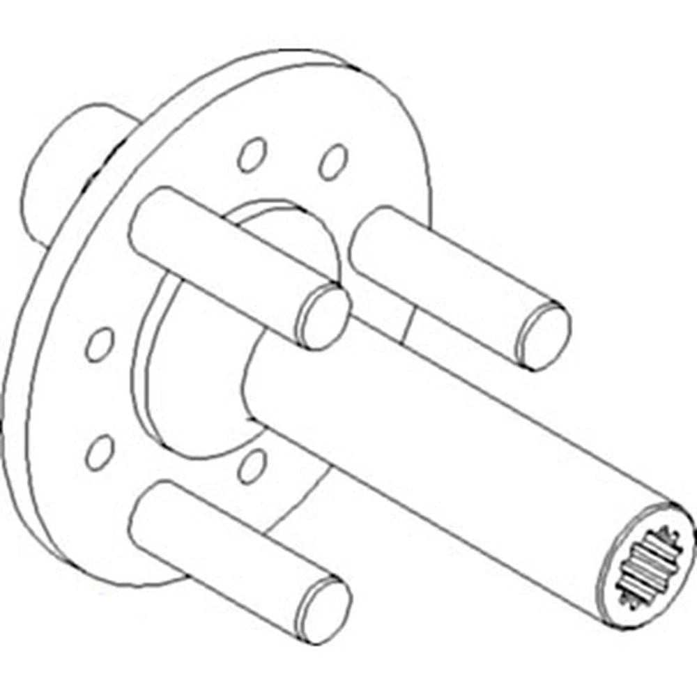 Hub Assembly Fits 1620 1640 1644 1660 1666 1670 1680 1688 2144 2166