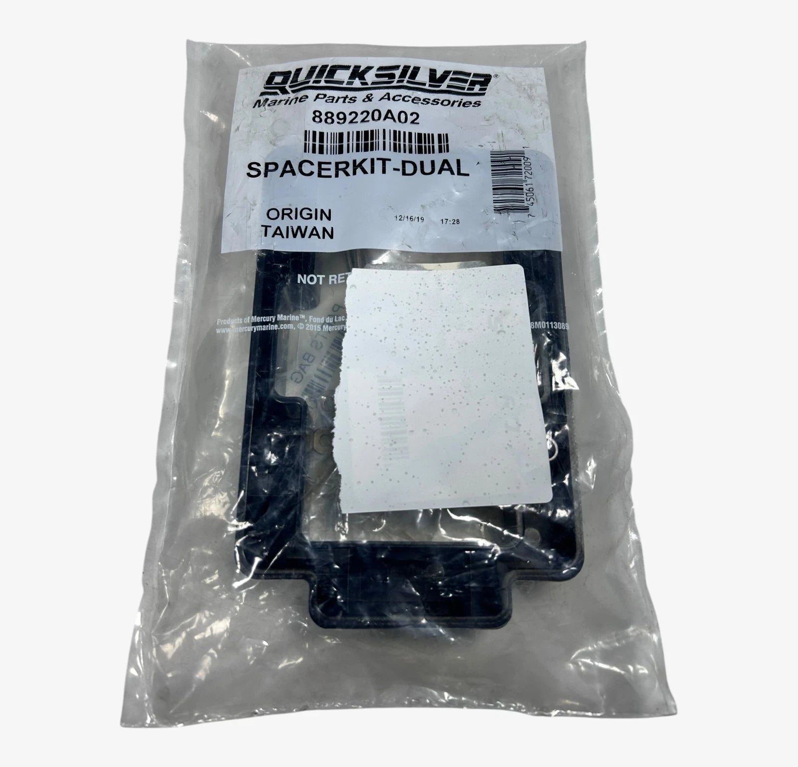 Mercury Quicksilver 889220a02, Dual Remote Controller Spacer Kit, Oem
