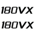 Kenner Boat Decal Stickers 180 VX by Kenner
