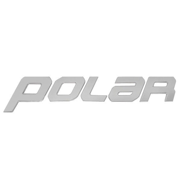 PolarKraft Boat Raised Decal Silver Logo Emblem 32 Inch by PolarKraft
