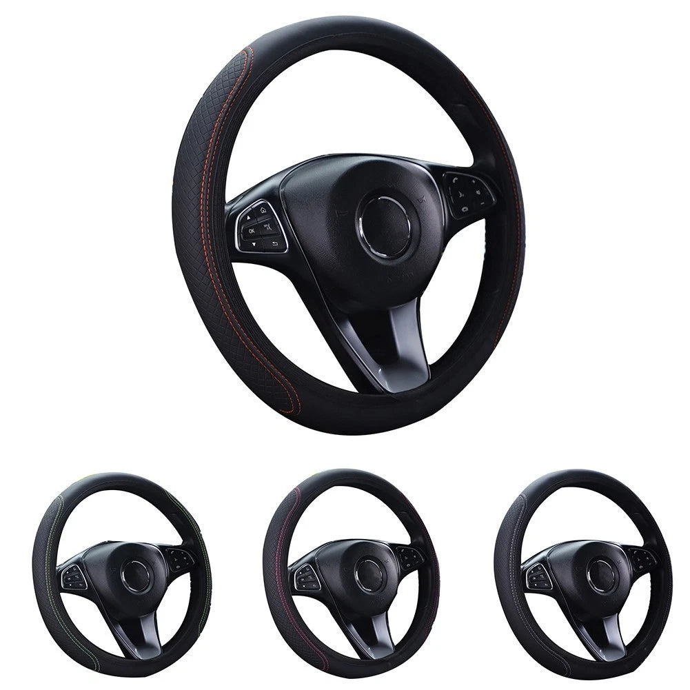 15\ Car Accessories Steering Wheel Cover Breathable | Hook & Hull Co