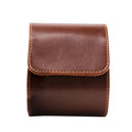 Elegant Watch Roll Travel Case Leather Watch Storage Organizer