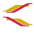 Graphic Decals Rinker Yellow Pink by Rinker