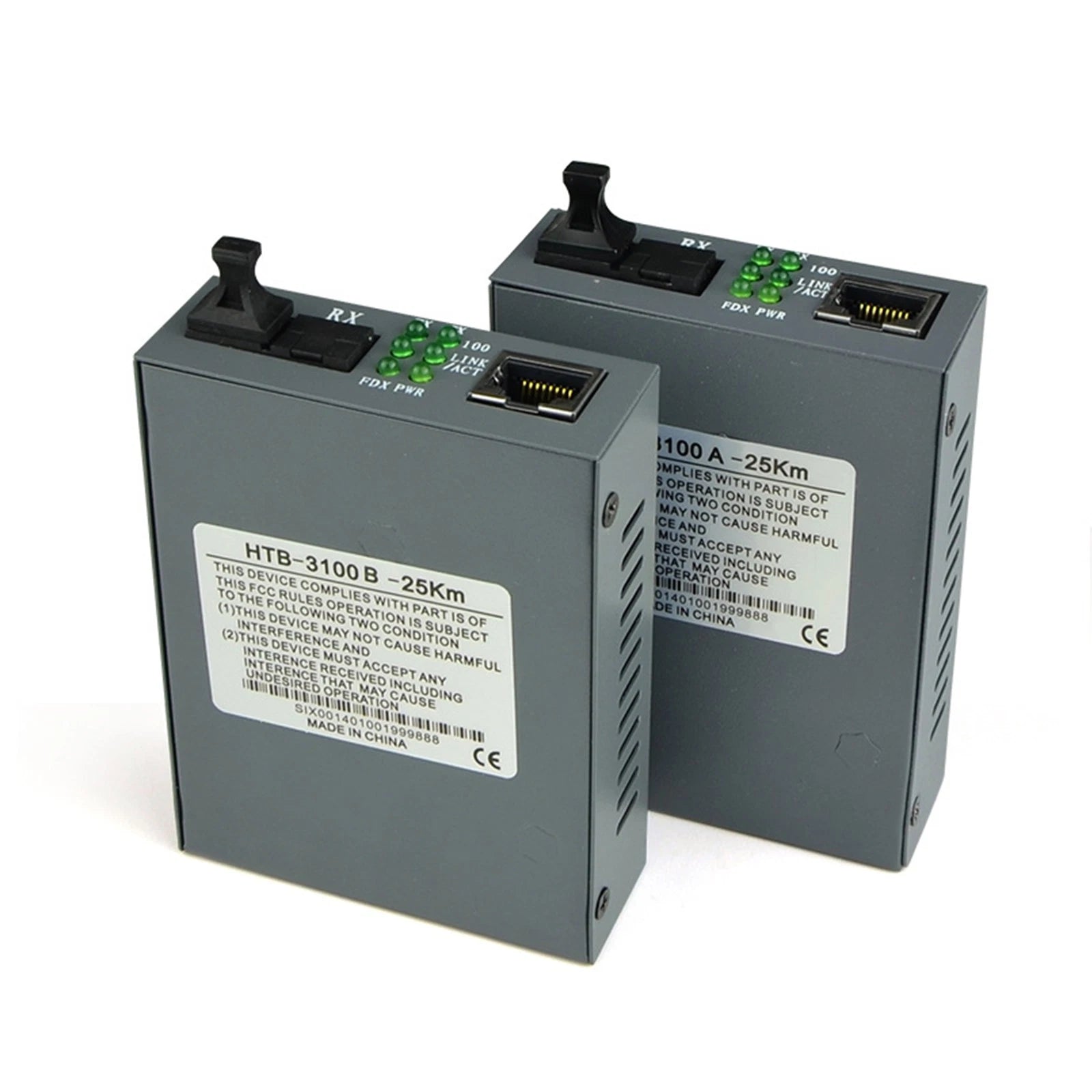Premium 10/100mbps Ethernet To Fiber Optic Media Converters -
