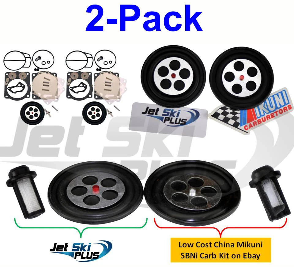 Seadoo 951 Dual Mikuni Sbni Carb Carburetor Rebuild Kit Gsx Gtx Rx Xp