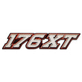 Stratos Boat Raised Decal 7D037 | 176XT (2007) Black Red Gray by Stratos