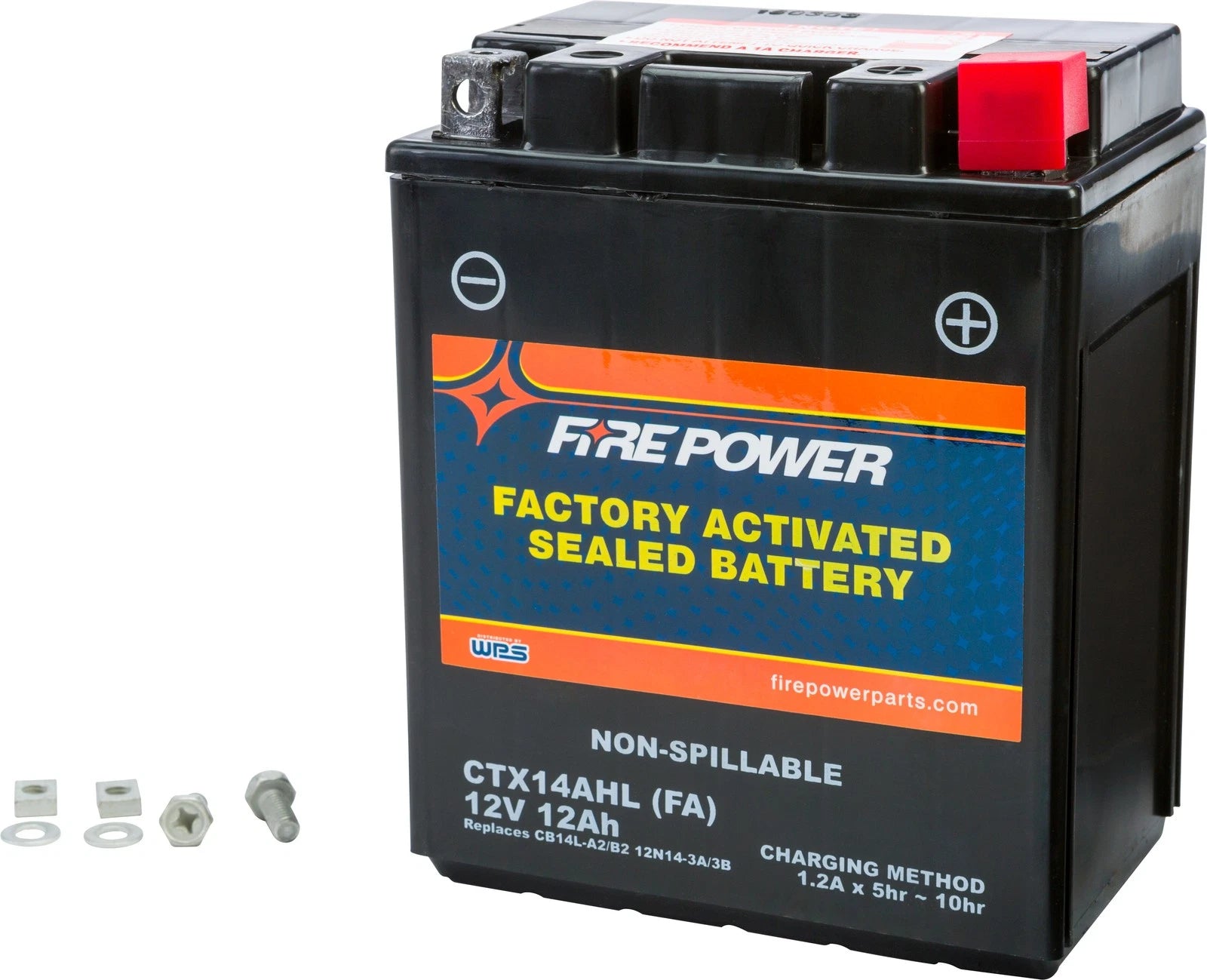 Fire Power Ctx14ahl-bs(fa<wbr/>) 12V 210cca Sealed Motorcycle Battery