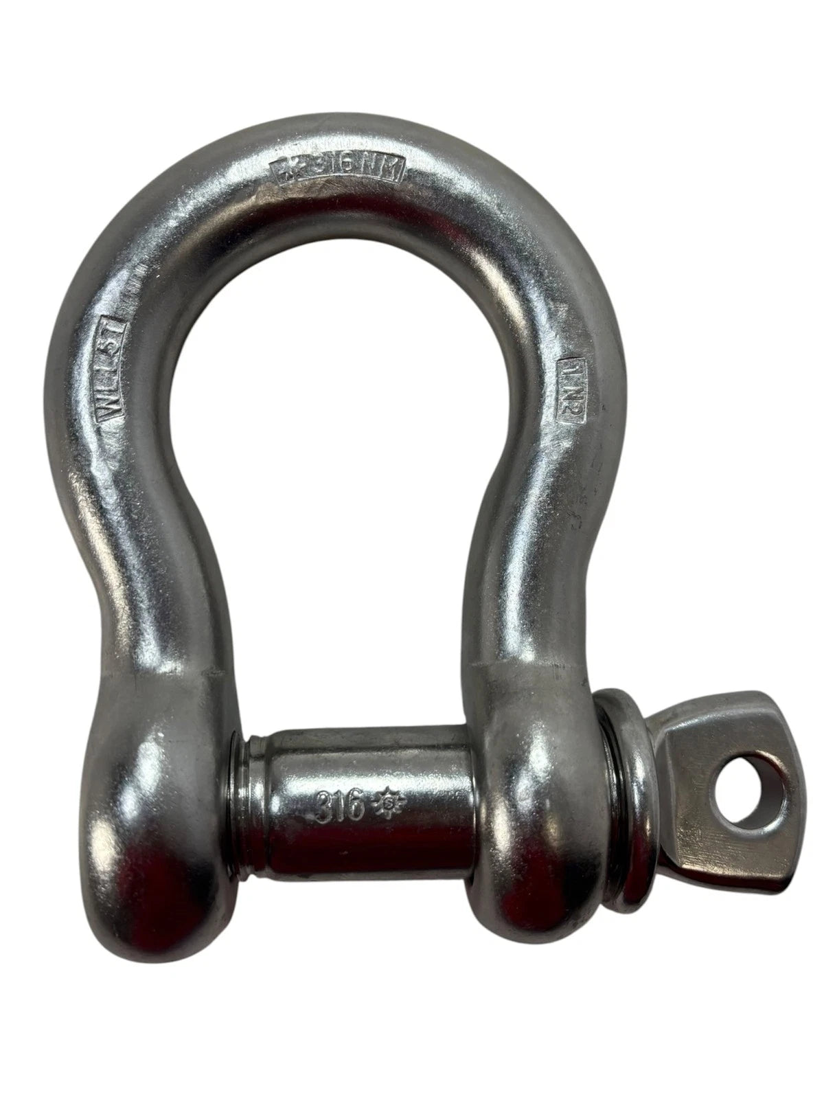 Boat Anchor Shackle, 1" T316 Stainless Steel Wll 5t - New