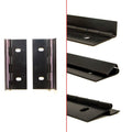 Boat Offset Hinge Black Aluminum 3 Inch