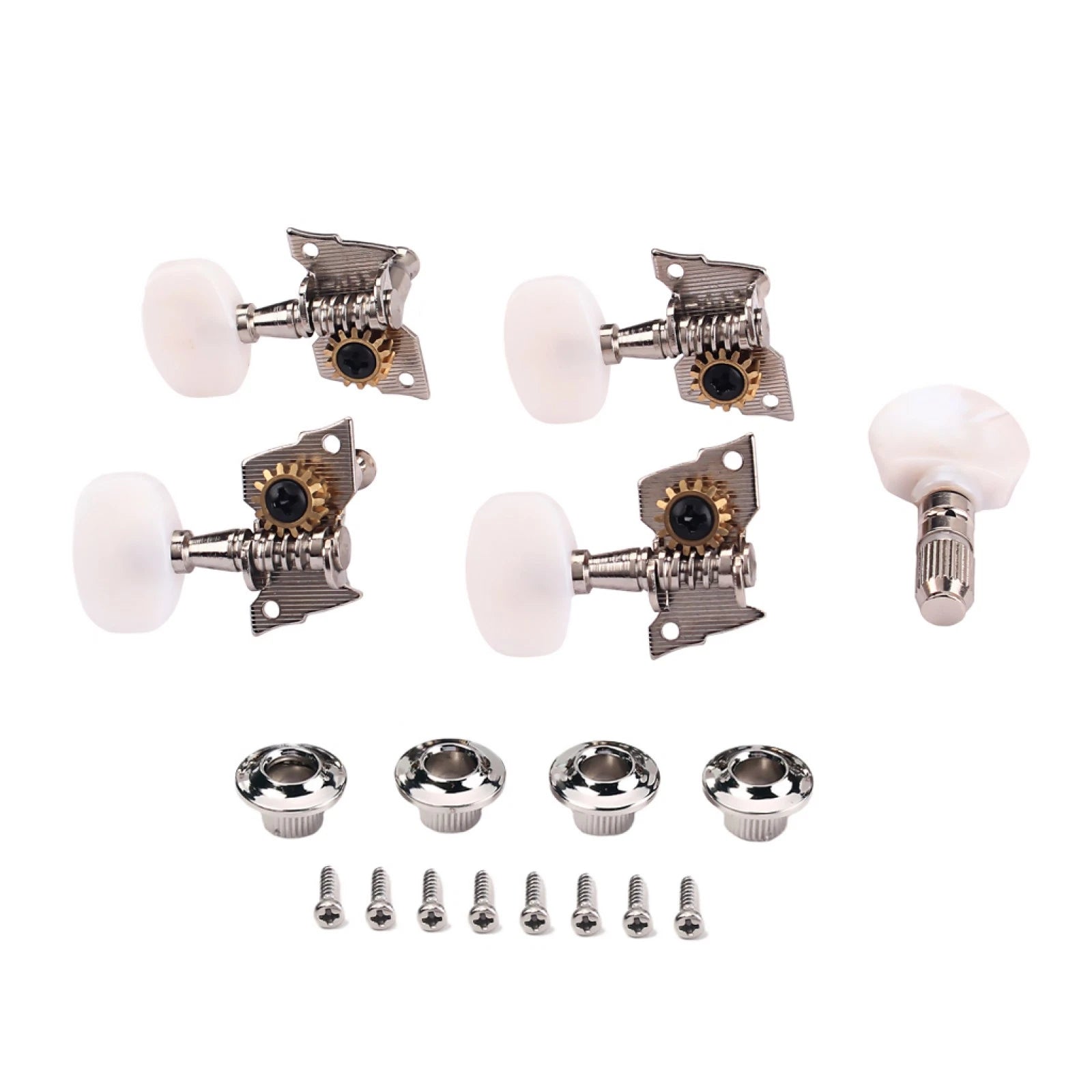 Duable Zinc Alloy & Pvc Banjo Guitar Machine Head Tuners Tuning