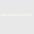 Mastercraft Boat Raised Logo Decal U34680-02 | 20 1/2 Inch White Texas by Mastercraft