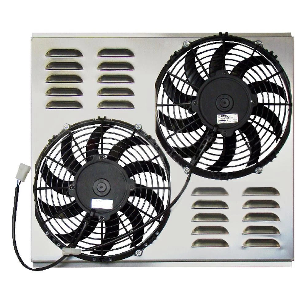 Z40088 Dual 10" Electric Fan & Shroud - 17 3/8 X 20 1/2 X 2 5/8