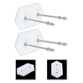 Skateboard Rack Wall Mount Black/White/Transparent