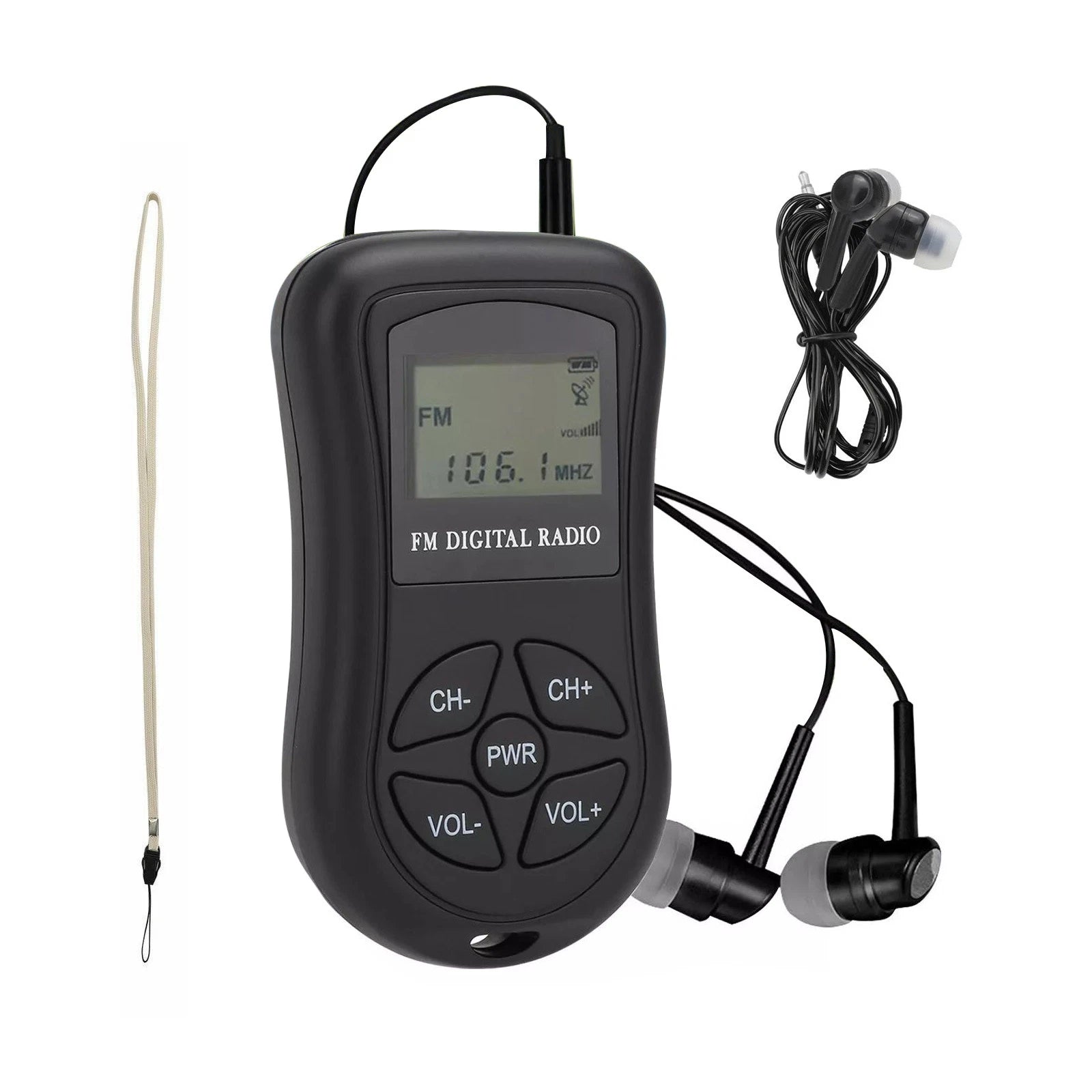8μv Receiving Sensitivity Fm Radio Receiver Dsp Stereo Audio Sound