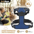 Navy Blue No Pull Adjustable Reflective Dog Pet  Harnes