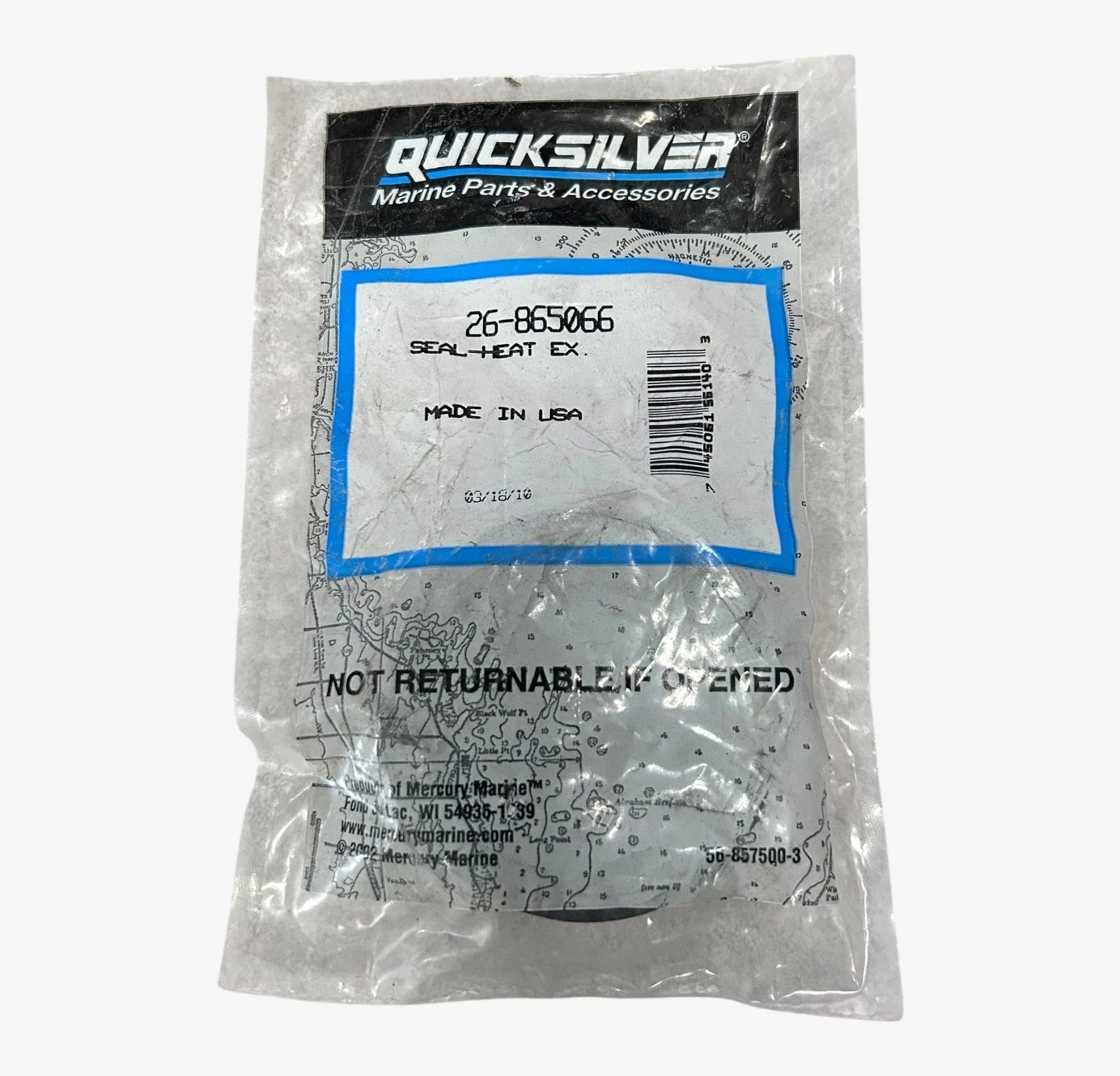 Mercury Quicksilver 26-865066, Rubber Heat Seal, Oem