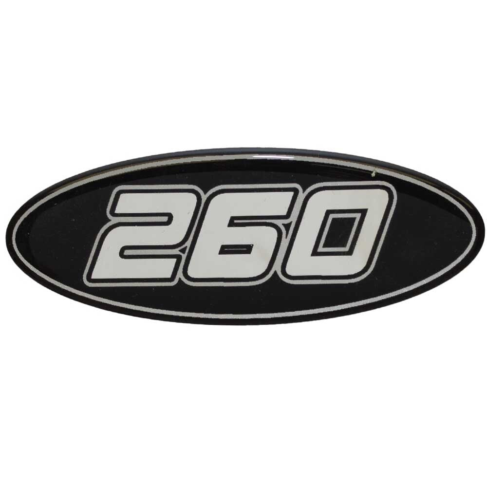 Crownline Boat Raised Decal 40159 Black Silver by Crownline