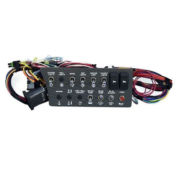 Sea Ray Boat Switch Panel 2123646 250 SD Black Plastic by Sea Ray