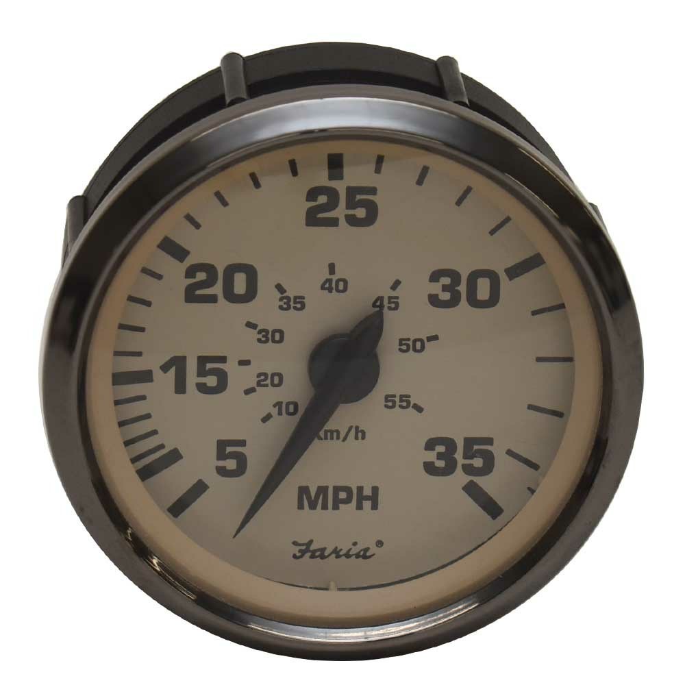 Faria Boat Speedometer Gauge 3 3/8 Inch by Faria
